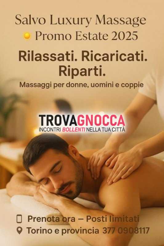 salvo luxury massage - massaggiatore siciliano 40enne qualificato quel tocco più.