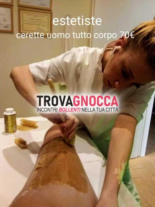 ❤️ estetiste italiane 26 anni❤️ cerette uomo👄 tutto corpo 70€vari massaggi tantra e body integrali👄 .bg