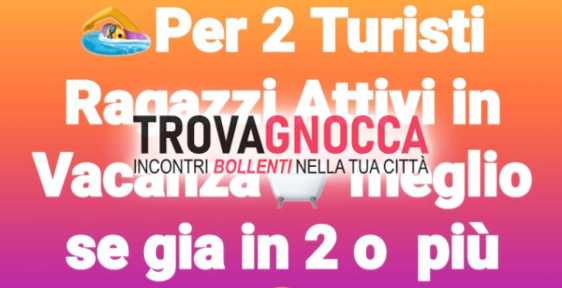 per turisti giovani tonici vacanzieri